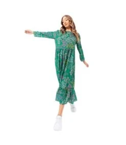 Hype - Robe DITSY - Femme (Vert) - UTHY4070