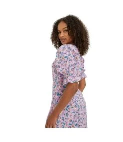 Dorothy Perkins - Robe Mi-longue - Femme (Violet) - UTDP2998 -BelleTendance Soldes Boutique 014313122B65AD3A2309219B77D9E105E88C8ABA680676C3E31B98EA2757C90F