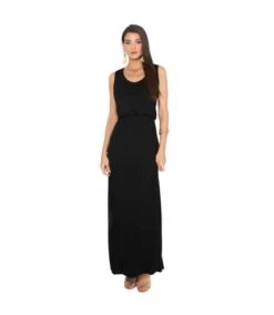 Krisp - Robe Longue - Femme (Noir) - UTKP207