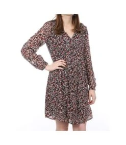 Robe Bleu à Fleurs Femme Only Laura