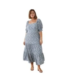 Dorothy Perkins - Robe Mi-longue - Femme (Bleu) - UTDP2363