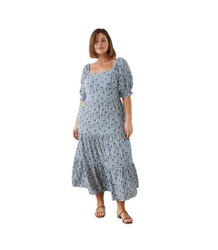 Dorothy Perkins - Robe Mi-longue - Femme (Bleu) - UTDP2363 1 Dorothy Perkins - Robe Mi-longue - Femme (Bleu) - UTDP2363