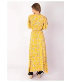Robe Longue SAKURA Bohème Imprimé Fleuri Jaune Coton Du Monde -BelleTendance Soldes Boutique 0772F6682D8F2E748FD64A1BD010173D1C710F81287FDF38B17F354D8C63AE20