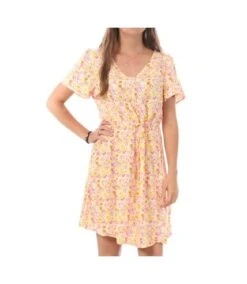 Robe Blanche à Motifs Femme Vero Moda Easy