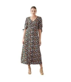 Dorothy Perkins - Robe Mi-longue - Femme (Multicolore) - UTDP2384