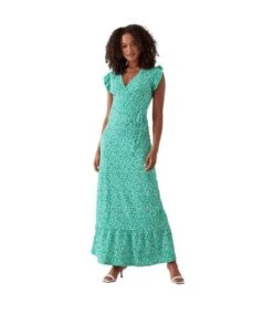 Dorothy Perkins - Robe Longue - Femme (Vert) - UTDP2091