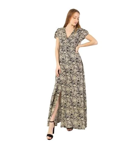 Robe Longue Fluide MARBELLA Imprimé Bohème Coton Du Monde 1 Robe Longue Fluide MARBELLA Imprimé Bohème Coton Du Monde