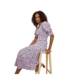 Dorothy Perkins - Robe Mi-longue - Femme (Violet) - UTDP2998 -BelleTendance Soldes Boutique 1AB558031A185538E5DFE187DCE2E01AC2429494FB529377FFE133D78225D9B8