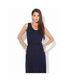 Krisp - Robe Longue - Femme (Bleu Marine) - UTKP207 -BelleTendance Soldes Boutique 20DAB2E6524653BD138F4CB896564C328E8078D9F7FCA7CC68F2B138ADE1C74C
