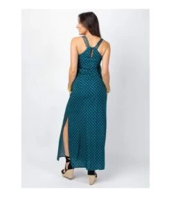 Robe Longue Fendue MARISSA Motif Ethnique Bleu Coton Du Monde -BelleTendance Soldes Boutique 239902B4DFCB169FA707FE37FC9EE6D44B4B0F1862918B16CE3D65033A2B28C9