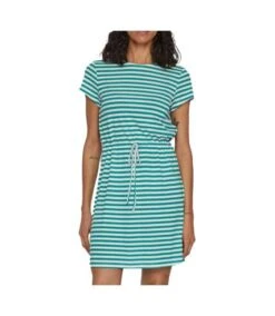 Robe Vert/Blanc à Rayures Femme Vila Mooney String