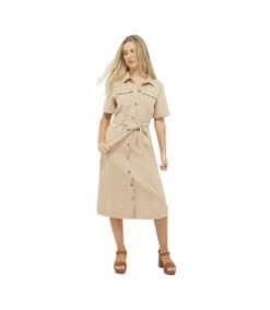 Dorothy Perkins - Robe Chemisier - Femme (Écru) - UTDP3001