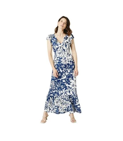 Maine - Robe Mi-longue - Femme (Bleu) - UTDH5936 1 Maine - Robe Mi-longue - Femme (Bleu) - UTDH5936
