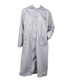Robe De Chambre Femme Matelassée 1008 Robe De Chambre Grise