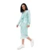 Hype - Robe - Femme (Bleu Pâle / Blanc) - UTHY4716