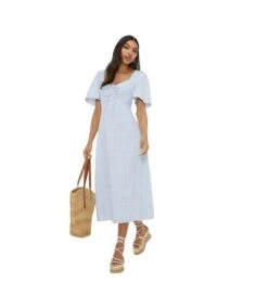 Dorothy Perkins - Robe Mi-longue - Femme (Bleu) - UTDP2968