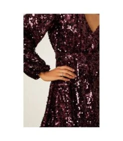 Dorothy Perkins - Mini Robe - Femme (Bordeaux) - UTDP1206 -BelleTendance Soldes Boutique 28E8E993DC9A2CDC1790E98994366EC3D8326D1168A0C5C42F2760777B57074F