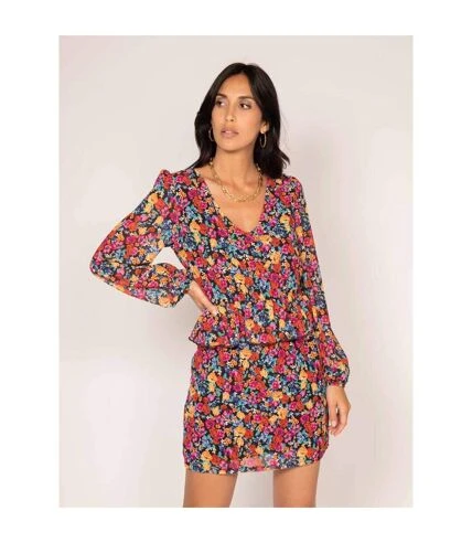 Robe Courte Motifs IMKIE - Dona X Lisa 1 Robe Courte Motifs IMKIE - Dona X Lisa