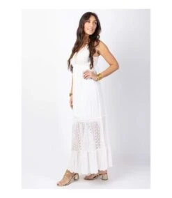 Robe Longue Bohème Chic à Dentelle TIARA Blanche Coton Du Monde -BelleTendance Soldes Boutique 2F92E09997662B28B2B9ABF03771C900F4FE0A51082940882D19C6030363A20E