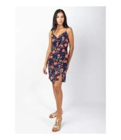 Robe Courte ILONA Fines Bretelles Imprimé Fleuri Marine Coton Du Monde -BelleTendance Soldes Boutique 34F3DAE2690ECAFD72481F70268270FD7FD2F5B307F2602F0BF5DC4258CC3E14