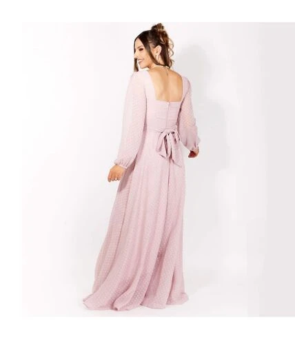 Krisp - Robe Longue - Femme (Rose) - UTKP338 2 Krisp - Robe Longue - Femme (Rose) - UTKP338 â Image 2