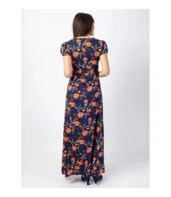 Robe Longue Fluide MARBELLA Imprimé Fleuri Marine Coton Du Monde -BelleTendance Soldes Boutique 36F88D9AE6110EE2181A1A46426BAD561D0258BBC0AA370ADEA4279861BAF29C