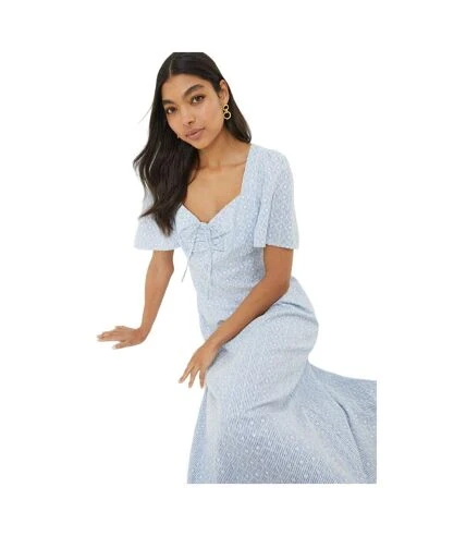 Dorothy Perkins - Robe Mi-longue - Femme (Bleu) - UTDP2968 4 Dorothy Perkins - Robe Mi-longue - Femme (Bleu) - UTDP2968 – Image 4