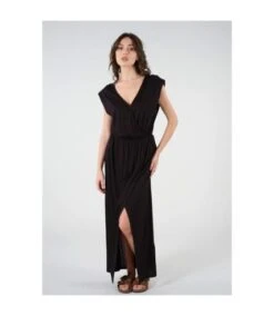 Deeluxe Robe Longue à Col V ASSA
