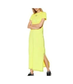 Robe Jaune Femme Nike Icon Clash