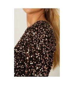 Dorothy Perkins - Mini Robe - Femme (Cuivré) - UTDP1176 -BelleTendance Soldes Boutique 3C04DC869686B5C45C358EDC5025B592A34F5EA540E1E85FDC005A2D84F595D1