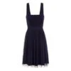 Little Mistress - Robe Mi-longue En Tulle Et Perles - Femme (Bleu Marine) - UTLM625