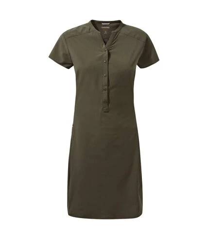 Craghoppers - Robe Chemisier PRO - Femme (Vert Forêt) - UTCG1590 1 Craghoppers - Robe Chemisier PRO - Femme (Vert Forêt) - UTCG1590