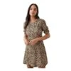 Dorothy Perkins - Mini Robe - Femme (Noir / Marron) - UTDP1590