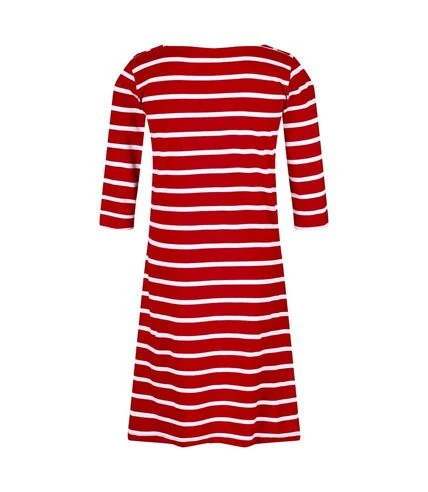 Regatta - Robe Décontractée PAISLEE - Femme (Rouge / Blanc) - UTRG7729 2 Regatta - Robe Décontractée PAISLEE - Femme (Rouge / Blanc) - UTRG7729 – Image 2
