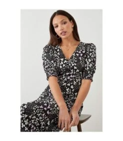 Dorothy Perkins - Robe Mi-longue - Femme (Noir) - UTDP1750 -BelleTendance Soldes Boutique 49D6F31C7D1CBE09D76B0C8535FBCADA889D86D28471198545E54BCFEFE6003F