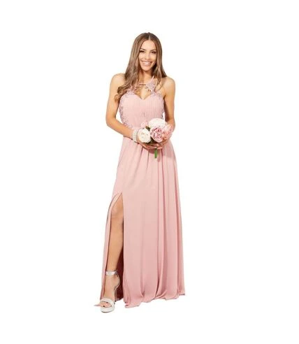 Krisp - Robe Longue - Femme (Rose) - UTKP350 1 Krisp - Robe Longue - Femme (Rose) - UTKP350