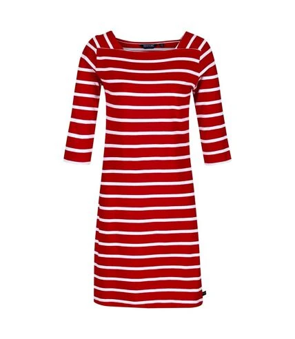 Regatta - Robe Décontractée PAISLEE - Femme (Rouge / Blanc) - UTRG7729 1 Regatta - Robe Décontractée PAISLEE - Femme (Rouge / Blanc) - UTRG7729