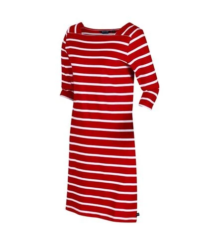 Regatta - Robe Décontractée PAISLEE - Femme (Rouge / Blanc) - UTRG7729 4 Regatta - Robe Décontractée PAISLEE - Femme (Rouge / Blanc) - UTRG7729 – Image 4