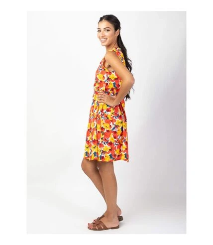 Robe Courte Babydoll ALEXA Imprimé Floral Coton Du Monde 3 Robe Courte Babydoll ALEXA Imprimé Floral Coton Du Monde – Image 3