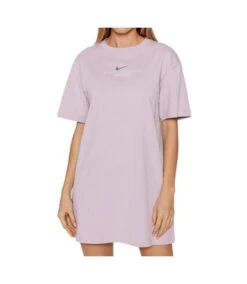 Robe T-shirt Mauve Femme Nike Swsh