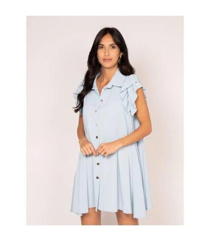 Robe Courte Boutonnée ILLISA - Dona X Lisa 1 Robe Courte Boutonnée ILLISA - Dona X Lisa