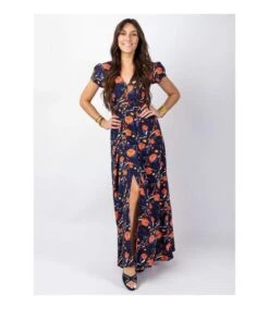 Robe Longue Fluide MARBELLA Imprimé Fleuri Marine Coton Du Monde -BelleTendance Soldes Boutique 6BEE0C0AF2636AF68ED1A294EE11CC728DA028C8AAD280CD3C3F8E429EE3D6C6