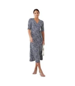 Dorothy Perkins - Robe Mi-longue - Femme (Bleu Marine) - UTDP1595