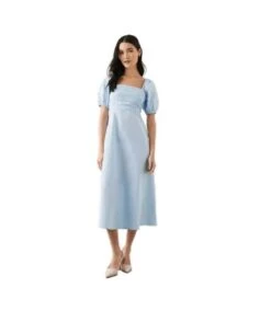 Dorothy Perkins - Robe Mi-longue - Femme (Bleu) - UTDP1602