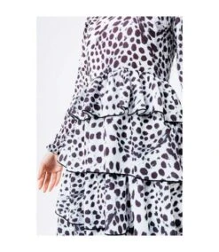 Hype - Robe Mi-longue - Femme (Blanc / Noir) - UTHY4574 -BelleTendance Soldes Boutique 6D24A28685D3D405201097C54B6E2EE4877EE4B5405156E17A6037BB2C1817BF