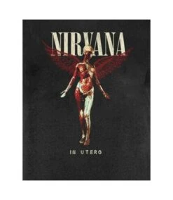 Amplified - Robe T-shirt IN UTERO - Femme (Anthracite) - UTGD967