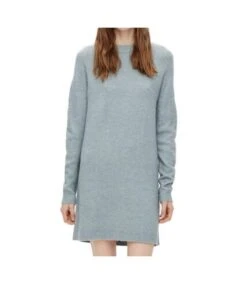 Robe-pull Vert D'eau Femme Pieces Chapa