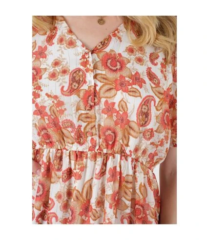 Deeluxe Robe Longue à Motifs ZALTANA 4 Deeluxe Robe Longue à Motifs ZALTANA – Image 4