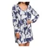 Robe Bleu à Fleurs Femme Roxy Indigo Night