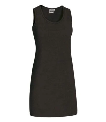 Robe à Larges Bretelles - Femme - REF LINDA - Noir 1 Robe à Larges Bretelles - Femme - REF LINDA - Noir